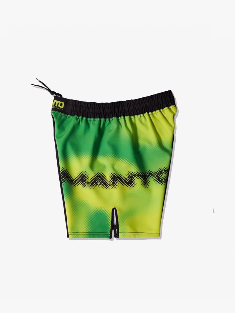 MANTO atomic FIGHT SHORTS-green